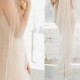 Tulle Bridal Veil, Simple Veil, Classic Wedding Veil, Cathedral Veil, Chapel Length Veil, Fingertip Bridal Veil, Single Layer #0802