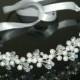 Pearl Crystal Bridal Hair Vine, White Pearl Hair Wreath, Wedding Headpiece, Bridal Hair Piece, Bridal Hair Vine, Bridal Pearl Hair Jewelry