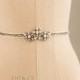 Wedding sash, Bridal belt , Bridal sash, Bridesmaids sash Crystal sash Jeweled Belt (SA153)