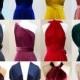 Velvet infinity dress fabric sample - all 15 colours
