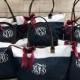 Personalized or Monogrammed Tote Bag for Bridesmaids, Teachers, Sororities! Embroidered or Vinyl, your choice!