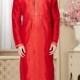 Traditional Fancy red Man's plus size kurta pajama, Embroidery Work, Anniversary, party Kurta, wedding kurta pajama