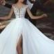 Elegante Brautkleider Mit Spitze Chiffon Bodenlang Summer Hochzeitskleider Günstig Online Modellnummer: BA8543