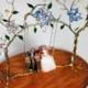 The Linked Trees- Customizable Wedding Cake Topper/ Centerpiece Sculpture