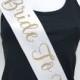 Bride to Be Sash, Personalized Bridal Sash, Future Mrs. Sash, Bachelorette Sash, Bachelorette Party, BRIDE TO BE L