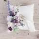 Lavender lilac Ring bearer pillow, Wedding ring pillow, Ring bearer pillow, Ring holder, Wedding decor