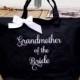 Personalized Mother of the Bride Tote Bag Mother of the Groom Wedding Tote Grandmother of the Bride or Groom MOB MOG Monogrammed Gifts