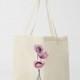 X237Y tote bag flower, canvas bag, cotton bag, shopping bag, custom tote bag, personalized tote bag, tote gift,  tote bag personalized