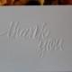 Thank You Cards Embossed Note Cards & Envelopes - Ideal Thank You Notes For Wedding, Birthday, Baby Shower or Bridal Shower. FREE SHIPPING