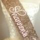 GOLD Glitter Birthday Goddess - Glitter Sash - Personalised Sash - Any Age - Bride to be - gold handmade sparkle - can be personalised