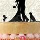 Pet Included Silhouete Romantic Couple Wedding Cake Topper #502 MADE In USA…..Ships from USA