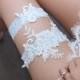 Lace garter set, bridal garter set, wedding garter set, garter set, blue lace garter set, garter for wedding
