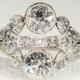 Superb Vintage Art Deco Diamond and Platinum Ring, 1.15ctw