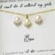 Gold Real pearl Earrings necklace fresh water pearl bridesmaid necklace silver rose gold bridesmaid jewelry set  4 5 6 7 8 bridesmaid gifts