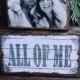 All of Me Loves All of You Stacking Block Set With Your Photo! Wedding Decor Valentines Gift