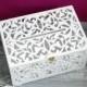 Wedding card box with slot Card box for wedding Wedding Gift Card Box Wooden Money Box Wedding Keepsake Box Wedding card holder