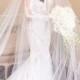 Long Blusher Sheer Drop Wedding Veil (Cathedral Veil, Illusion Veil, Drape Veil, Long Veil, Kim Kardashian veil, Meghan Markle veil)