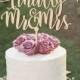 Finally Mr and Mrs Cake Topper, Bridal Shower Cake Topper, Wooden Cake Toppers, Gold Cake topper, Gold Sparkles, Silver Cake Topper, CT-013