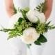 SALE!!!! Peony Boho Bouquet Ivory White Cream Bridal Silk Peonies Wedding Flowers Eucalyptus Woodland Wild Bouquet or Centerpiece