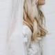 Bohemian Wedding Cap Veil, Bridal Veil , 3D Floral Lace Veil, Juliet Cap Veil, Veil for Boho Bride, Two Layers Veil for  Bride - Camila