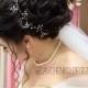 Pearls Bohemian headpiece Bridal Headpiece Prom Bridal Pearl Hair vine