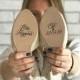 Custom Wedding Shoes Decal Name And Date Wedding Sticker Wedding Decal Bridal Shoes Decals. Mrs. Name Est. Date