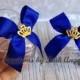 Royal Prince Baby Shoes Cake Topper, Prince Baby Booties Topper, Gold Crown Shoes Cake Topper, Baby Shower Prince Topper, 1 PAIR included