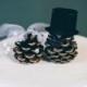 Pinecone Wedding Cake Toppers