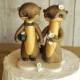 Otter Wedding - Wedding Cake Topper - Customizeable