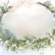 Baby's Breath Crown- Greenery Crown- Dried Flower Crown- Hair Vine- Sage Headband- Bridal Crown- Organic Wedding Headpiece- Green Halo