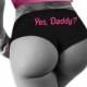 Yes Daddy Panties DDLG Clothing Sexy Slutty Cute Funny Submissive Naughty Boy Short Bachelorette Gift Booty Panty Womens Underwear