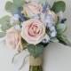 Bridesmaid Bouquet, Wedding Flowers, Silk Bridesmaid Bouquet, Bridesmaid Bouquets, Artificial Bouquet, Wedding Bouquet, Wedding Flower Set