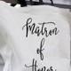 Matron of Honor Gift - MOH Gift - Welcome Tote - Matron of Honor - Wedding Party Canvas Bags - Wedding Favor Bags - Bachelorette Party