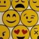 Sale! Emoji Photo Props 8pc Emoticons Photo Prop Set Selfie Props Emoji Decorations Emoji Party Decorations Emoji Props Emoji Birthday