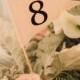 Flag table numbers, Golf themed, Vintage decor, Rustic table numbers, Neutral wedding decor, Farmhouse decor, Fall wedding, Stick numbers