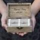 Love Birds Ring Box Wedding ring box, Ring bearer box, Personalized wedding box, Engraved ring box, Custom Engagement box  Holder