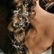 Crystal bridal headpiece Bridal hair accessories Wedding hair piece Wedding headpiece Bridal jewelry Crystal jewelry Bridal head piece Pearl