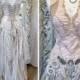 Boho wedding dress antique lace,bridal gown for faries, Bohemian lace wonder