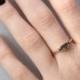 Unique Diamond Ring, White Gold Ring, Diamond Engagement, Gold Ring, Gray Diamond Ring, 3 Diamond Ring, Promise Ring, Gold Engagement Ring