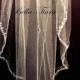 cathedral beaded wedding veil, cathedral veil, cathedral beaded veil, crystal cathedral veil, cathedral crystal edge veil, beaded edge veil