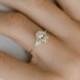 Oval Lady's Slipper Ring, 1.2ct. Diamond