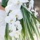 Tropical Wedding Bride Bouquet. White Orchids And Palms. Event Design & Coordination By Greg Boulus Events, Based … 