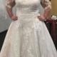 Modest Bateau Neck 2016 Plus Size Wedding Dresses Cheap Applique ... 
