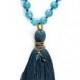 Long Beaded Tassel Necklace / Satya Jewelry 