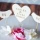 PERSONALIZED Heart Wedding Cake Topper with Names and Date and We Do Birds