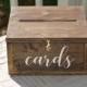 Cards Decal - Card Box Decal - Shadowbox Sticker - Thank You Design, Wedding Decal, Bridal Shower Card Holder, Guest Book *Decal Only*