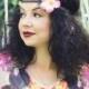 Wedding Plumeria hair clip Hawaiian flower hair piece, Bohemian headband Greek Goddess Headband crown Boho Forehead Bridal Halo