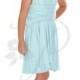 Junior / Mini Bridesmaid Dress Infinity Dress Aqua Blue Convertible Dress Multiway Wrap Flower Girl Dress