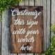 Quote Sign. Personalized Wedding Sign. Personalized Sign. Custom Wood Sign. Rustic Wood Sign. Custom Wedding Sign. Custom Wooden Sign.