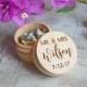 Wedding Ring Box, Wooden Ring Box, Personalized Wedding Ring Box, Ring Bearer Box, Wedding Rings Holder, Rustic Ring Box